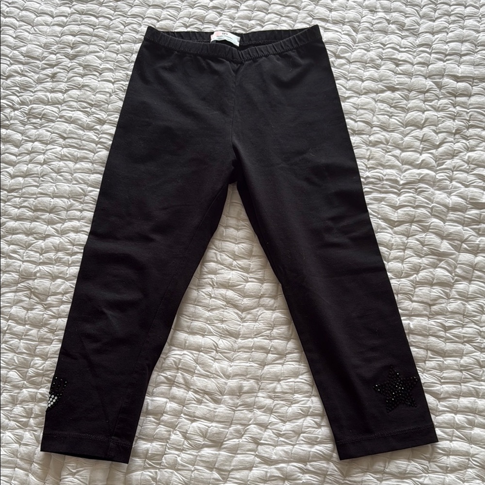 Chiara Ferragni Black Leggings Structured Design